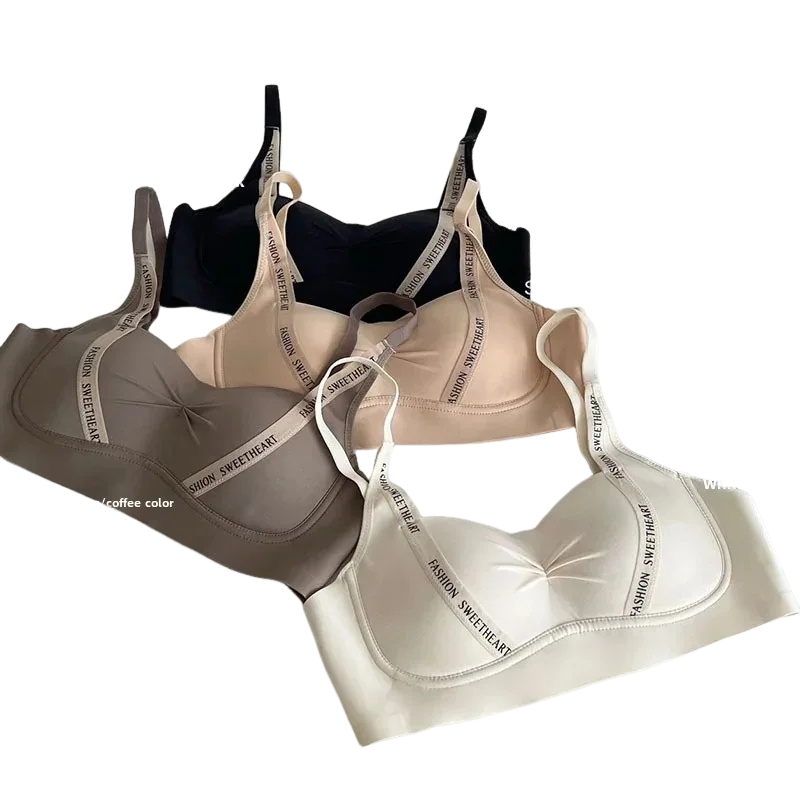 Wirefree Bra Comfort - บราไร้สายลายตัวอักษรนุ่มสบายสำหรับผู้หญิง ผลิตในจีน แฟชั่นสำหรับใช้ในบ้าน KUCLUT