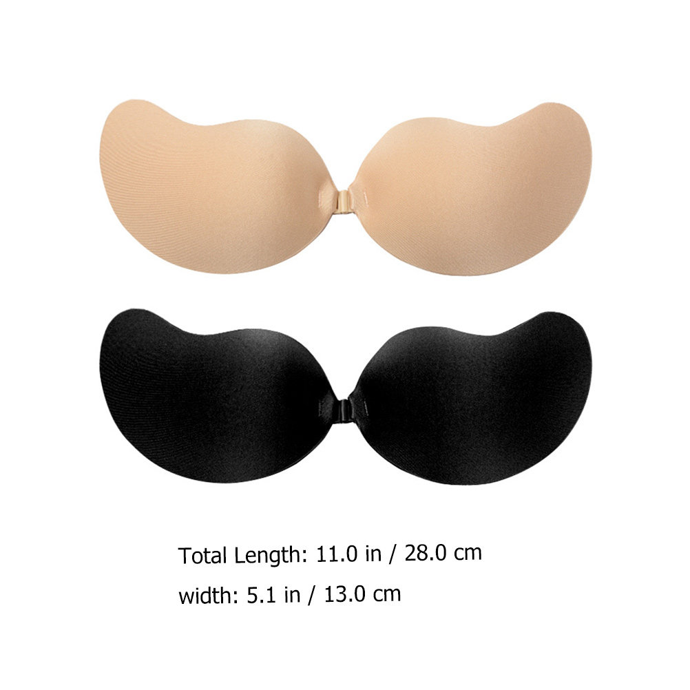 2 ชิ้น บราไร้สายแบบกาวในตัว บา - Strapless Bra Adhesive บทวิจารณ์และราคา